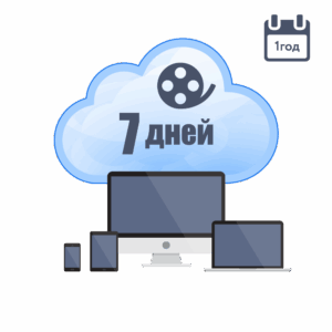 Хмарне зберігання для P2P камер ATIS на 1 рік з глибиною архіву 7 днів