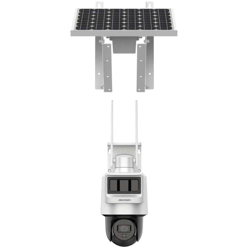 IP-відеокамера 4G 4 Мп Hikvision DS-2DE2C400IWG-K/4G/C05S10 4МП (2.8мм) із сонячною панеллю та вбудованим акумулятором