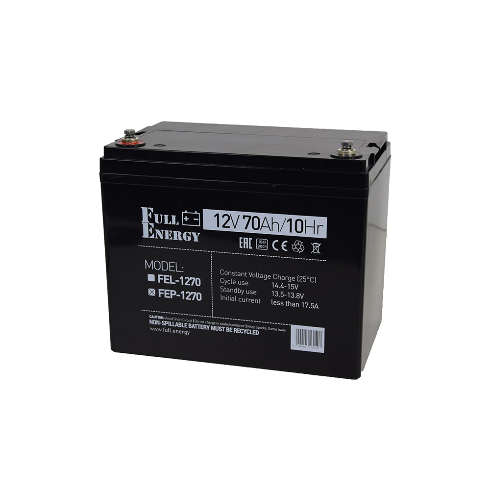 Акумулятор 12В 70А·год для ДБЖ Full Energy FEP-1270