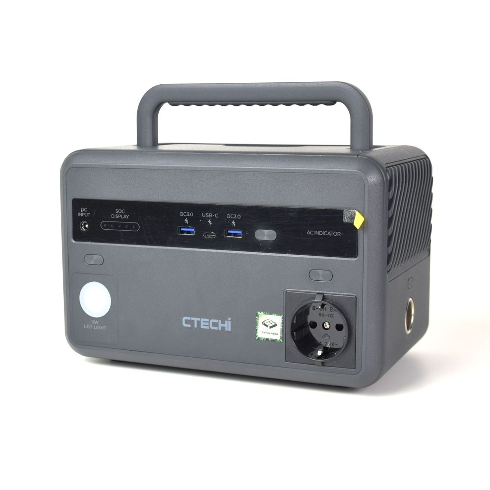 Зарядна станція CTECHi PPS-GT600 потужністю 600Вт / 384Вт·год
