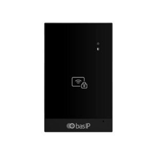 Зчитувач з контролером Bas-IP CR-02BD black з технологією UKEY